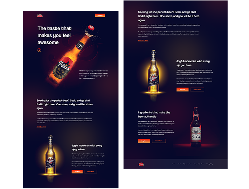 Branding Page Design